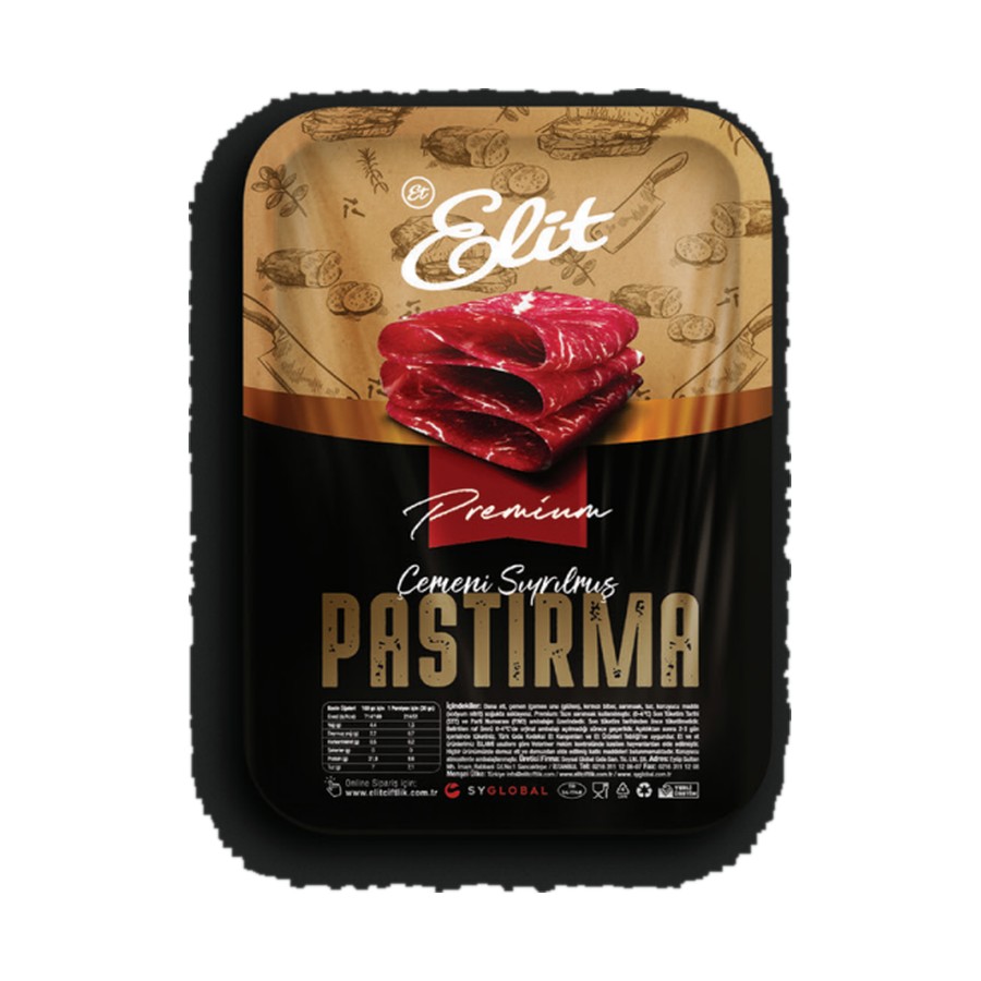 Elit Seçme Çemeni Sıyrılmış Pastırma